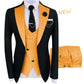 2022 New Arrival Terno Masculino Slim Fit Blazers Ball And Groom Suits For Men Boutique Fashion Wedding( Jacket + Vest + Pants )