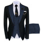 2022 New Arrival Terno Masculino Slim Fit Blazers Ball And Groom Suits For Men Boutique Fashion Wedding( Jacket + Vest + Pants )