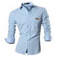 jeansian casual shirts dress male mens clothing long sleeve social brand boutique cotton western button 2028