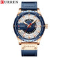 Curren Men's Waterproof Leather Band Watch - CUR209