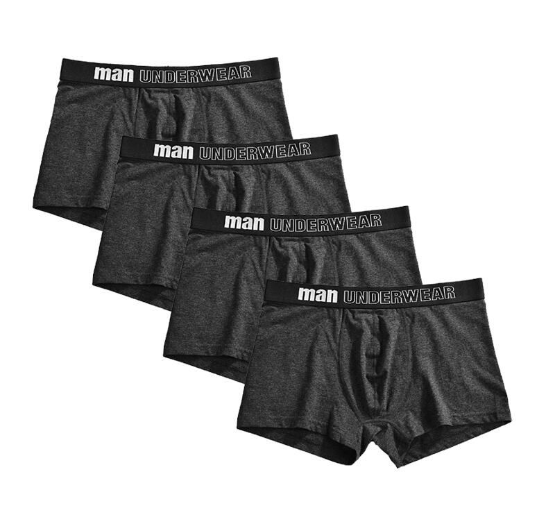 Men Underwear Boxer Cotton Man Short Breathable Solid Mens Flexible Shorts Boxers Male Underpants