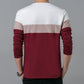 T Shirt Men Cotton Long Sleeve O Neck Mens T Shirt Fashion Patchwork Stripe Causal T Shirt Man Brand Men Clothing Harajuku Tops