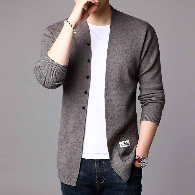 FAVOCENT Men's Cardigan Jacket