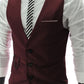 Dress Vests Slim Fit Suit Vest Sleeveless Formal Business Jacket