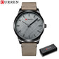 Curren Men's Waterproof Leather Band Watch - CUR205