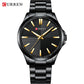 Curren Men's Waterproof Steel Snap Watch - CUR186