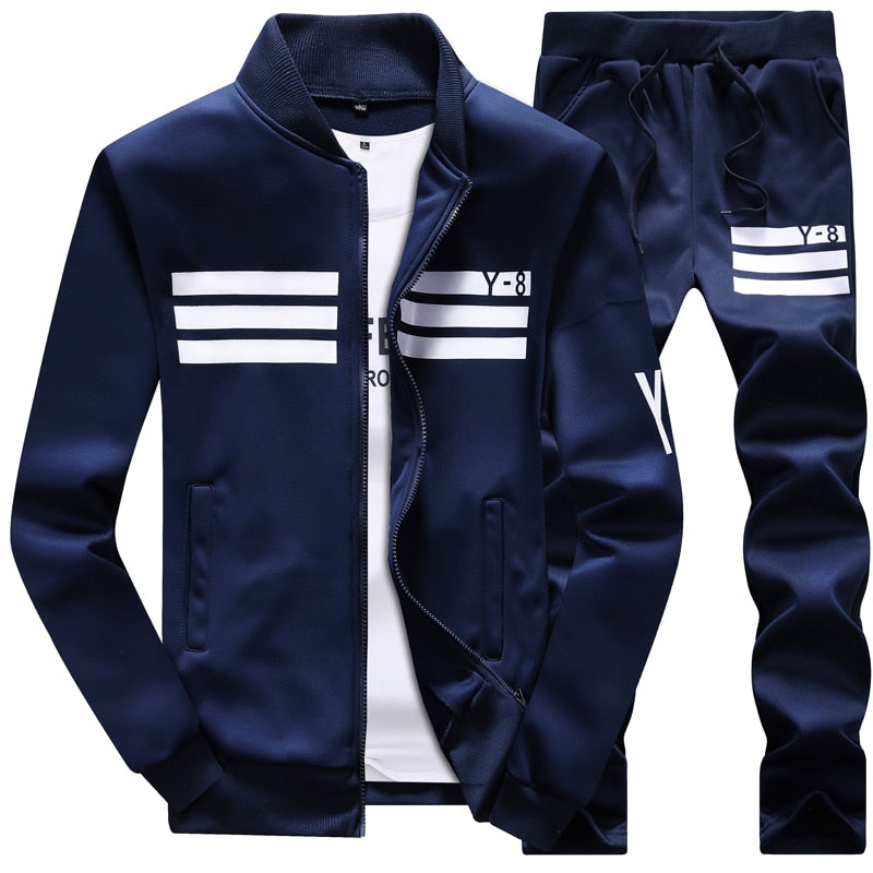 BOLUBAO Striped Fleece Track Suit