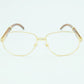 Gold Clear Glasses Frames Computer Eye Glasses Frame for Men Carter Mens Transparent Glasses Optical Eyewear Fraems