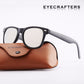 Eyecrafters Driving Mirrored Square Retro Sunglasses Eyewear Fashion Vintage Mens Womens Polarized Sunglasses   UV400 2140