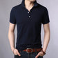 LANGBEEYAR Slim Fit Polo Shirt