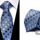 Neckties 7.5cm Slim Silk Neck Ties for Men Striped & Dot Wedding Suits Gravatas Business Neckwear Polyester Corbatas