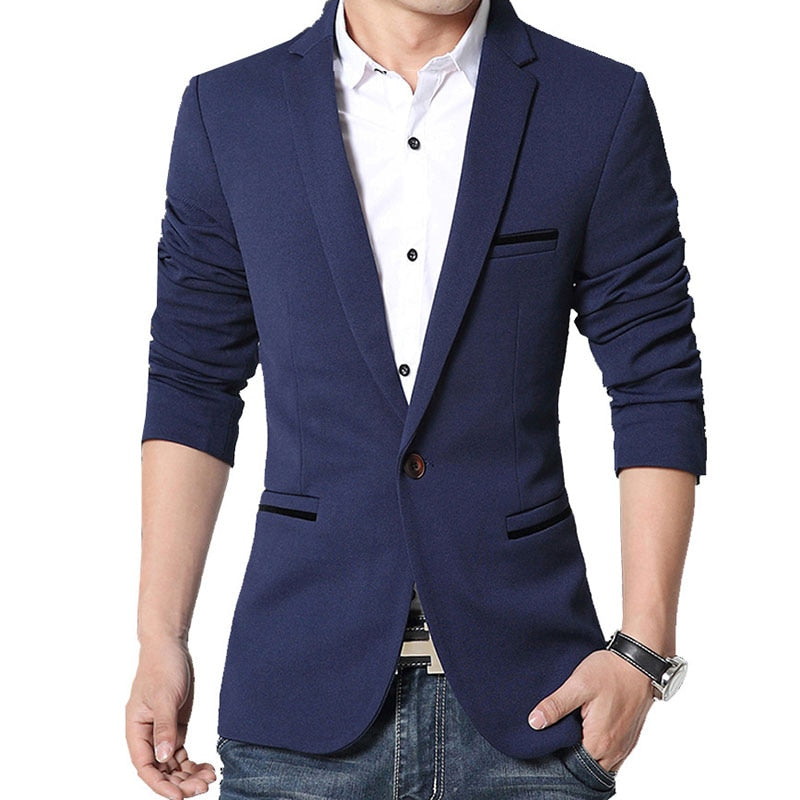 TWILIGHTBEAR Slim Fit Blazer Jacket