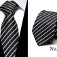 Neckties 7.5cm Slim Silk Neck Ties for Men Striped & Dot Wedding Suits Gravatas Business Neckwear Polyester Corbatas