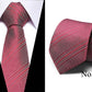 Neckties 7.5cm Slim Silk Neck Ties for Men Striped & Dot Wedding Suits Gravatas Business Neckwear Polyester Corbatas