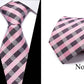 Neckties 7.5cm Slim Silk Neck Ties for Men Striped & Dot Wedding Suits Gravatas Business Neckwear Polyester Corbatas