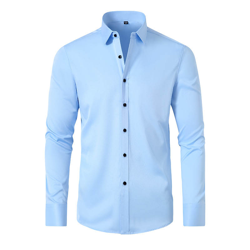 Paul Solomon Full Elastic Force European-Size Men's Long-Sleeve Shirt