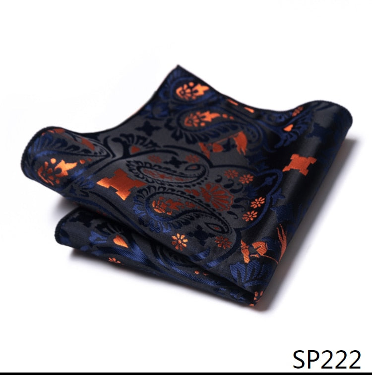 High Grade 2023 New Style Hot sale Silk Handkerchief Black Suit Accessories Solid Men Abraham Lincoln's birthday