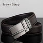 Men Leather Belt Metal Automatic Buckle Brand High Quality Luxury Belts for Men Famous Work Business Black Cowskin PU Strap