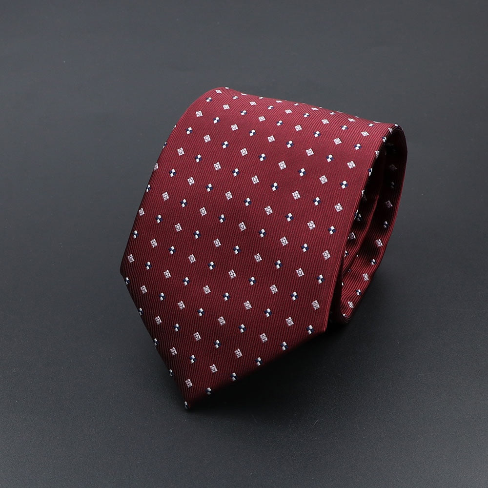 Novelty Ties For Men Cartoon Dog Dots Paisley Striped Fashion Mens Business Meeting Wedding Tuxedo Suit Shirt Daily Wear Cravat