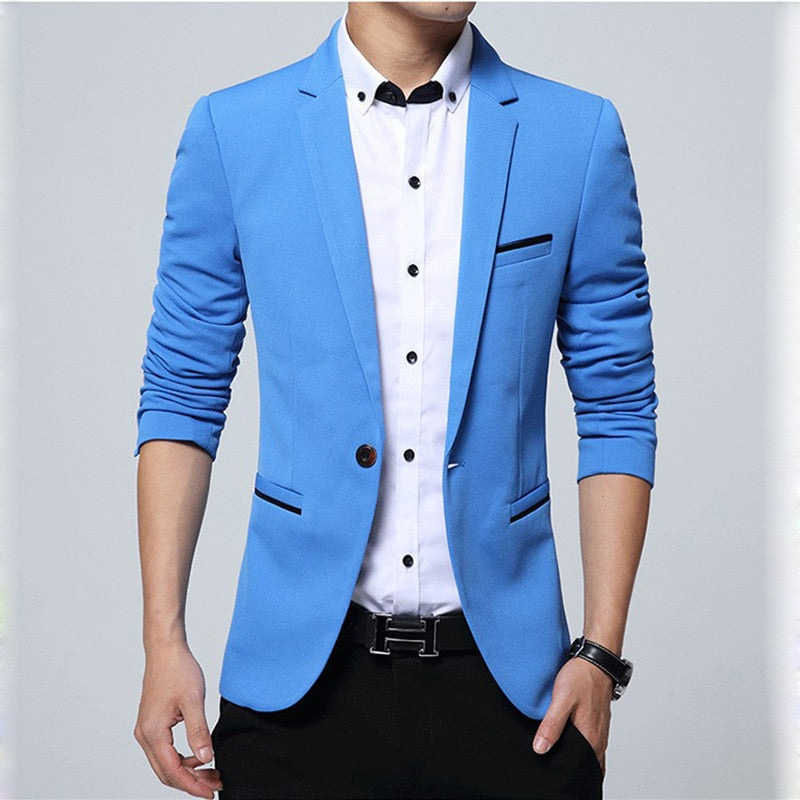 TWILIGHTBEAR Slim Fit Blazer Jacket