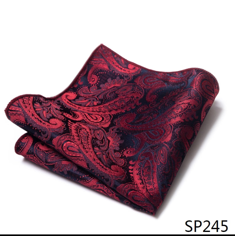 High Grade 2023 New Style Hot sale Silk Handkerchief Black Suit Accessories Solid Men Abraham Lincoln's birthday