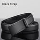 Men Leather Belt Metal Automatic Buckle Brand High Quality Luxury Belts for Men Famous Work Business Black Cowskin PU Strap