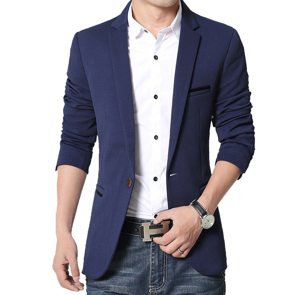 TWILIGHTBEAR Slim Fit Blazer Jacket