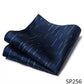 High Grade 2023 New Style Hot sale Silk Handkerchief Black Suit Accessories Solid Men Abraham Lincoln's birthday