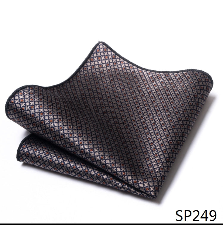 High Grade 2023 New Style Hot sale Silk Handkerchief Black Suit Accessories Solid Men Abraham Lincoln's birthday