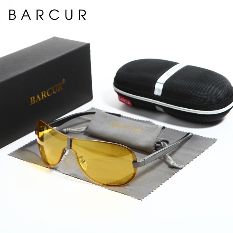 BARCUR Night Driving Sunglasses Reduced Glare