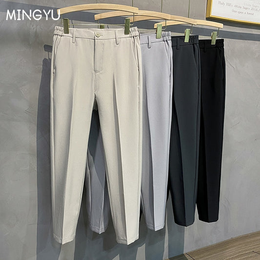 MINGYU Casual Suit Pants